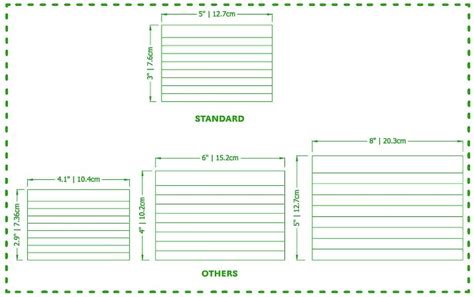 1/4 index card size|Index card sizes compared .